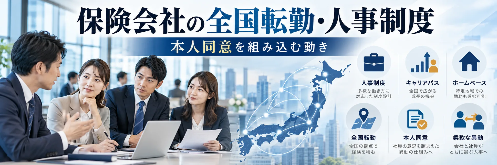 損保ジャパン、転居転勤に「本人同意」を導入 大手損保の勤務地制度はどう変わっているか