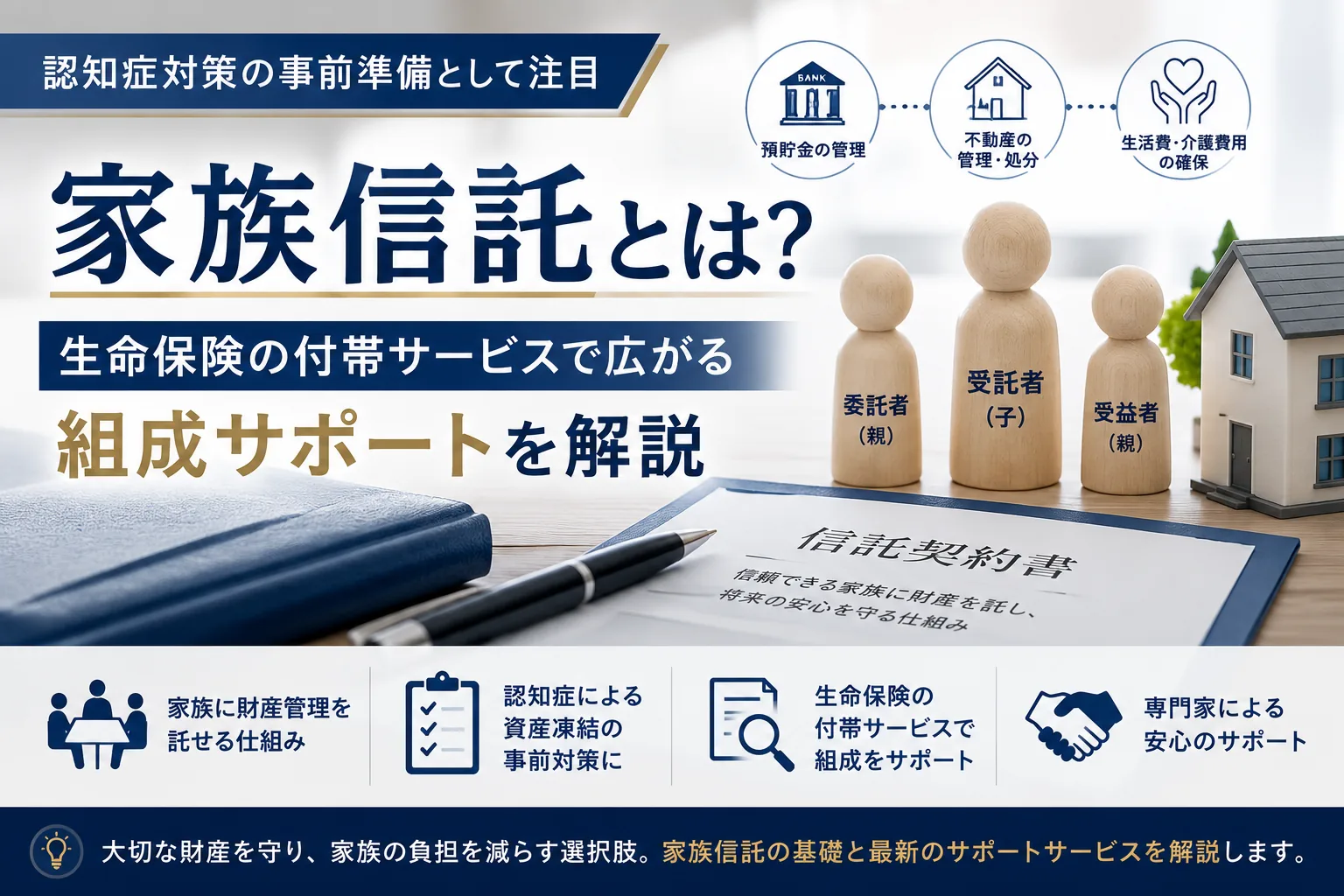 家族信託とは？生命保険の付帯サービスで広がる組成サポートを解説